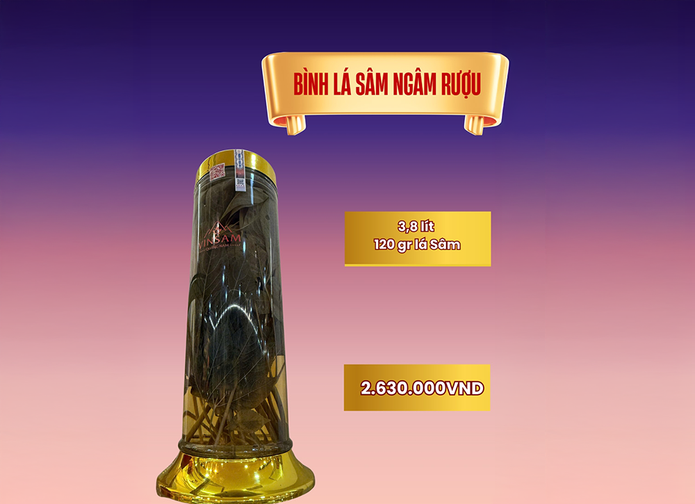 Bình lù sâm ngâm rượu