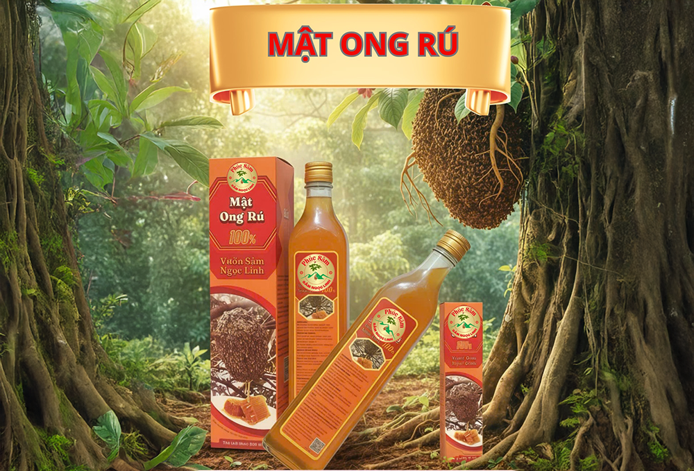 Mật ong rú chai 250ml