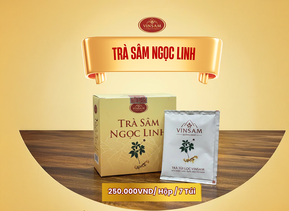 Trà sâm Ngọc Linh hộp 7 túi